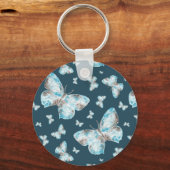 Porte-clés Papillon, papier peint (Recto)