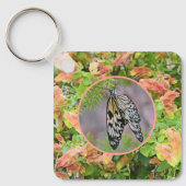 Porte-clés Papillon parmi les fleurs (Recto)