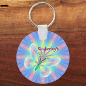 Porte-clés Papillon pastel (Recto)