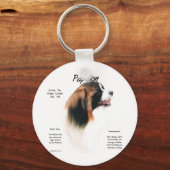 Porte-clés Papillon (Phalene) Conception historique (Recto)