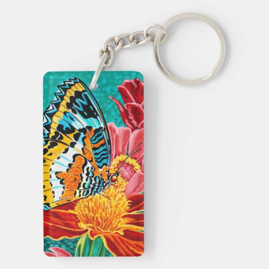Porte-clés Papillon pointu I (Dos)