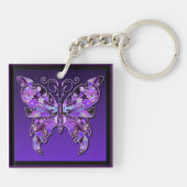 Porte-clés Papillon pourpre 31 Porte - clé (Dos)