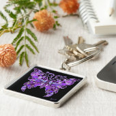 Porte-clés Papillon pourpre 31 Porte - clé (Côté)