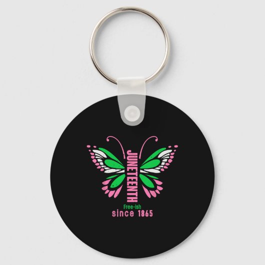 Porte-clés Papillon Queen Cute Aka Junetten Tee (Recto)