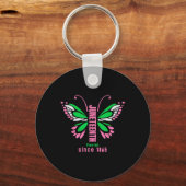 Porte-clés Papillon Queen Cute Aka Junetten Tee (Recto)