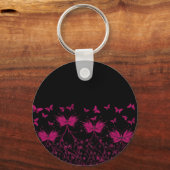 Porte-clés papillon rose (Recto)