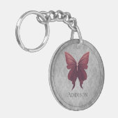 Porte-clés Papillon rouge à bijoux (Devant gauche)