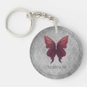Porte-clés Papillon rouge à bijoux (Devant)