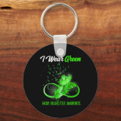 Porte-clés Papillon Ruban Feather Handicap Cerveau (Recto)