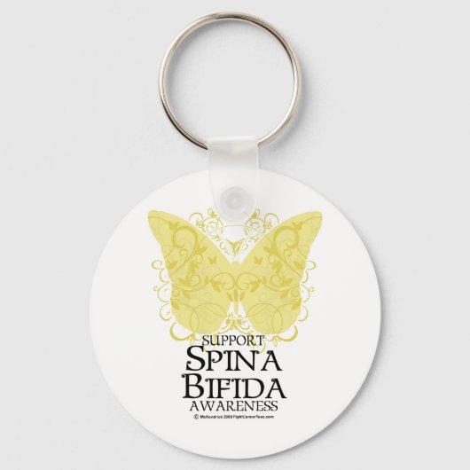Porte-clés Papillon Spina Bifida (Recto)