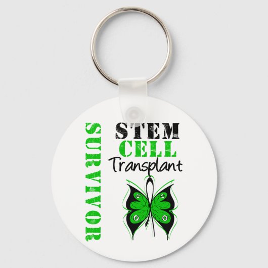 Porte-clés Papillon - Stem Cell Transplant Survivant (Recto)