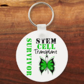 Porte-clés Papillon - Stem Cell Transplant Survivant (Recto)