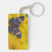 Porte-clés Papillon sur une fleur jaune (Dos)