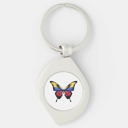 Porte-clés Papillon Swallowtail de Colombie Autocollant de dr (Devant)