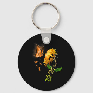 Porte-clés Papillon Tournesol Tiré Dt Sensibilisation 1