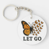 Porte-clés Papillon transformant en minuscules papillons (Devant)