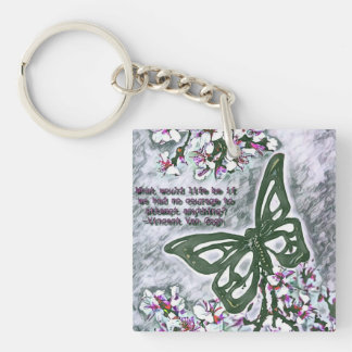Porte-clés Papillon Van Gogh
