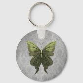 Porte-clés Papillon vert bijoux (Verso)