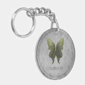 Porte-clés Papillon vert bijoux (Devant gauche)