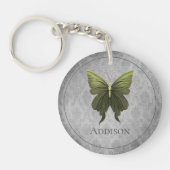 Porte-clés Papillon vert bijoux (Devant)