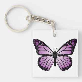 Porte-clés Papillon Violet