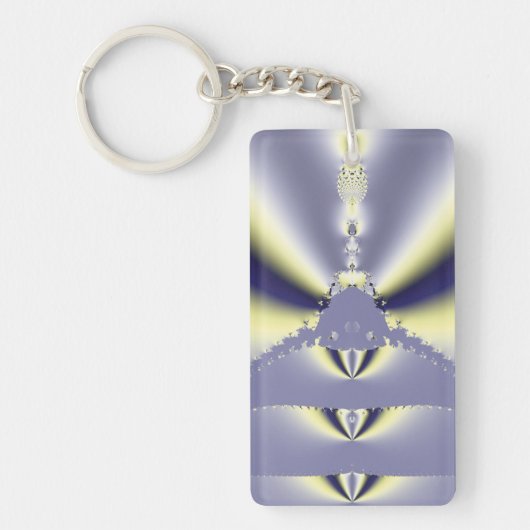 Porte-clés Papillon Violet (Devant)