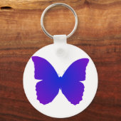 Porte-clés Papillon Violet et Bleu (Recto)