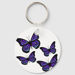 Porte-clés Papillons colorés de papillon