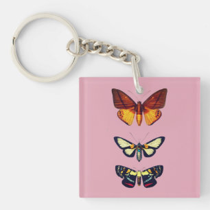 Porte-clés Papillons de caricature