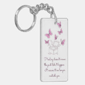 Porte-clés Papillons de guérison (Devant gauche)