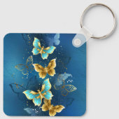 Porte-clés Papillons d'or (Dos)