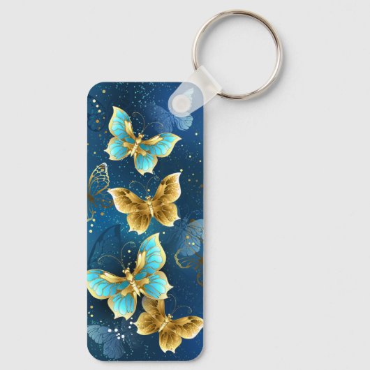 Porte-clés Papillons d'or (Verso)