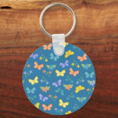 Porte-clés Papillons Et Fleurs (Recto)
