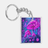 Porte-clés Papillons Fleurs Champignons-Fairycore (Devant gauche)