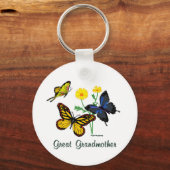 Porte-clés Papillons grand-mère (Recto)