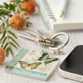 Porte-clés Papillons jumeaux (Devant Droit)