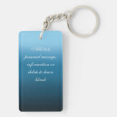 Porte-clés Papillons Monarch Ombre Bleu (Dos)