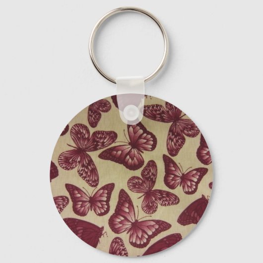 Porte-clés Papillons pourpres (Recto)