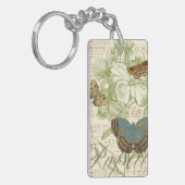 Porte-clés Papillons sur la musique de feuille avec la (Devant gauche)