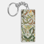 Porte-clés Papillons Vintages papillons d'antiquités Art (Devant gauche)