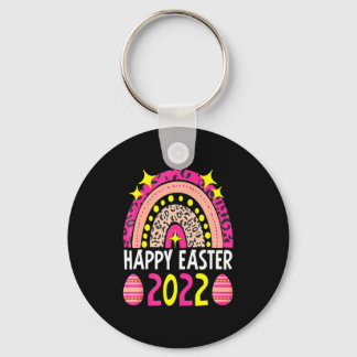 Porte-clés Pâques 2022 arc-en-ciel mignon joyeuses Pâques 202