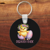 Porte-clés Pâques 911 Dispatcher Cadeau Police Dispatch Thin (Recto)