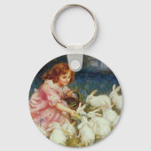 Porte-clés Pâques Animaux Mignons Vintage (Recto)