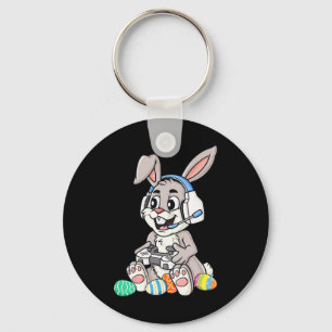 Porte-clés Pâques Bunny Gamer Amusants OEufs Jeu Jeu Joueur E