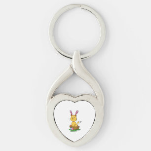 Porte-clés Pâques chat mignon