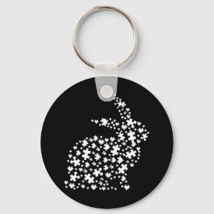 Porte-clés Pâques, Pâques Joyeuses, Pâques, Lièvre,
