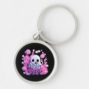 Porte-clés paquet de fantôme mignon Halloween boo