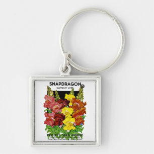 Porte-clés Paquet Vintage de semences Snapdragon