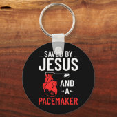 Porte-clés Par Jésus Et Un Pacemaker Sensibilisation aux mala (Recto)