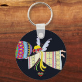 Porte-clés Par les ailes d'un ange l'art populaire ukrainien (Recto)